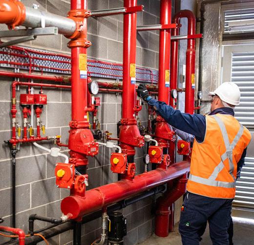 Fire fighting network works